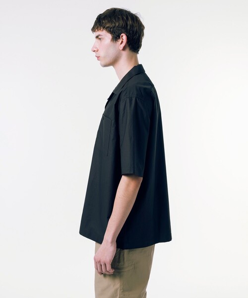 LACOSTE シャツ コットンバックサテンオープンカラーシャツ