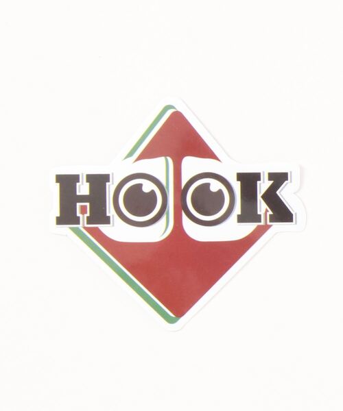 フック HOOK 【HOOK】アメカジ英字刺繍ポロ襟スウェット （ブルー） トレーナー スウェット 「HOOK」アメカジ英字刺繍ポロ襟