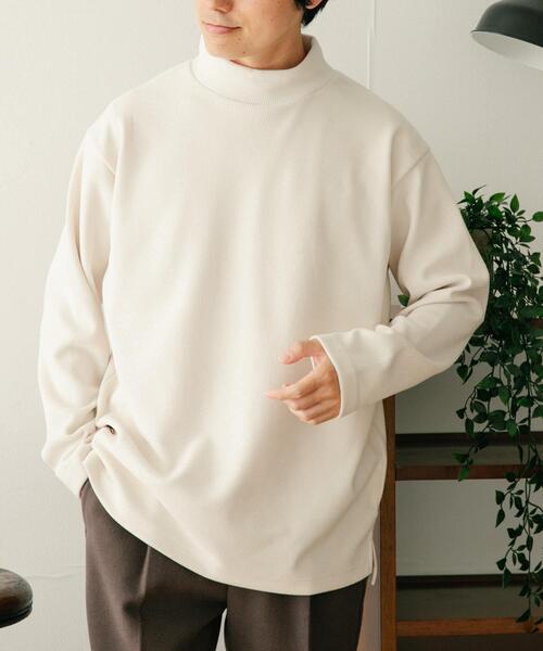 tシャツ ハイネックリブカットソー メンズ