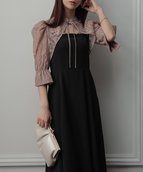新品✨4L✨アトロ　ミモレ丈＆五分袖フォーマル結婚式　オケージョンワンピース atlo（アトロ） パーティードレス ドレス セレモニー ミモレ丈＆袖あり