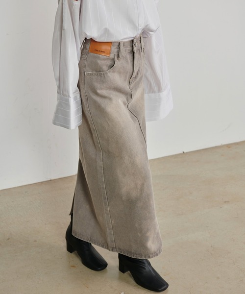 solleim（ソルレム） デニムスカート 「3サイズ展開」「全骨格美脚見え