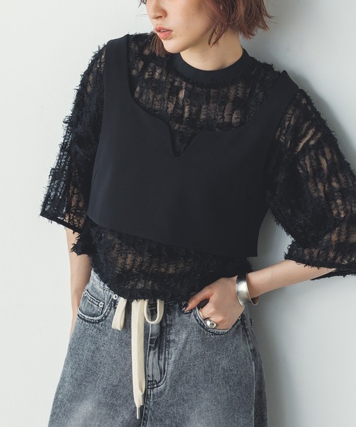 再々値下げ♪【ビスチェ】オーダー品☆高級素材☆表裏着用可能 hunch ベスト ジレ 「WEB限定/別注」ポリツイルビスチェ