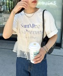 キャミソール チュールレイヤードキャミソール「...の詳細画像5