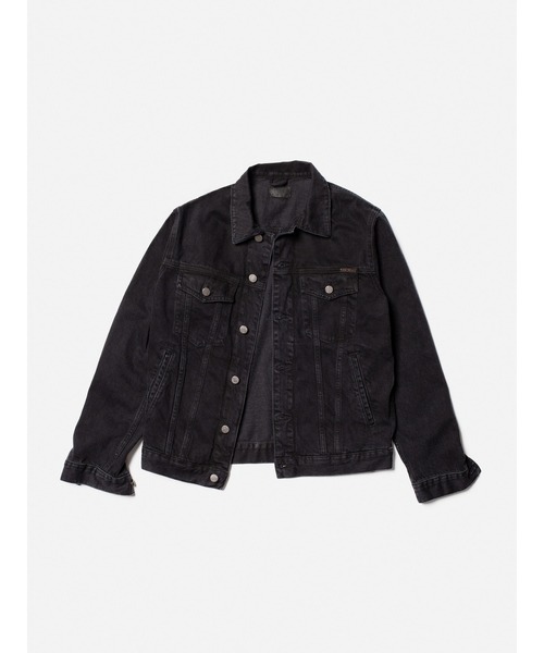 Nudie Jeans デニムジャケット gジャン Robby Black メンズ
