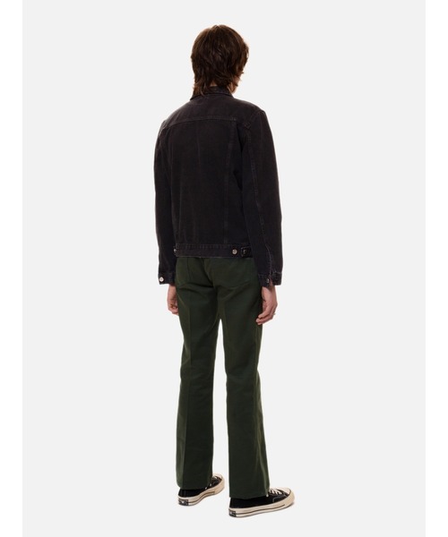 ［NUDIE JEANS］ブラックデニムジャケット　sサイズ 擦れにて光沢あり。 Nudie Jeans デニムジャケット gジャン Robby Black メンズ