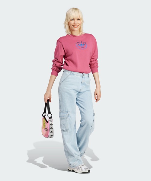 正規】adidas アディダス LOTUS フローラル スウェット XSサイズ