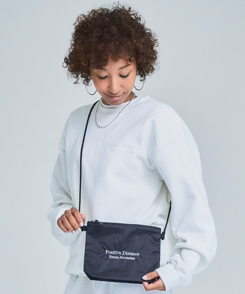 マイヘア サコッシュ EMMA NOVEMBER ショルダーバッグ Embroidery ナイロン