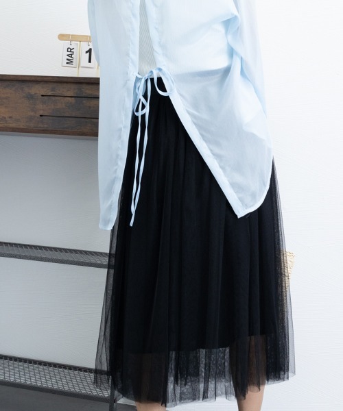 miniministore スカート チュールスカート ロング : ZOZOTOWN