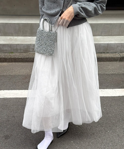 miniministore スカート チュールスカート ロング : ZOZOTOWN