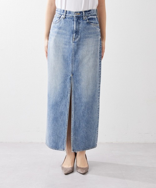 k-mee様■美品 Whim Gazette フリンジ DENIMタイトスカート DENIMタイトスカート | Whim Gazette(ウィム ガゼット