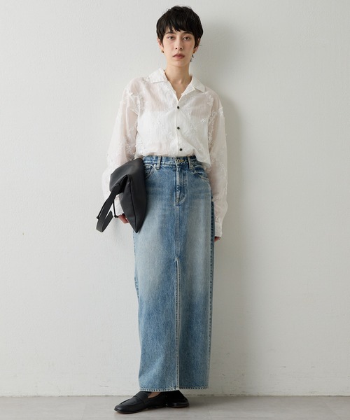 Whim Gazette（ウィム ガゼット） デニムスカート デニムスリット