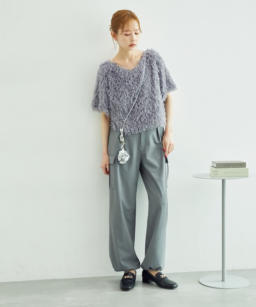 ROPE' PICNIC tシャツ 「emur/エミュール」フリンジハーフ