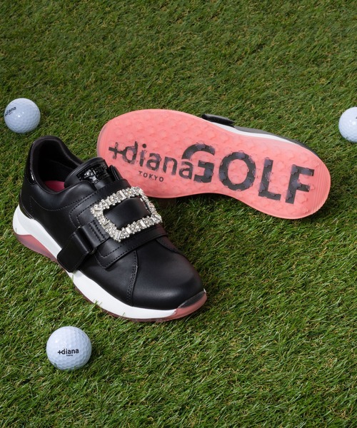 スニーカー 「+dianaGOLF」バックル付きゴルフシューズ レディース | +diana | 02