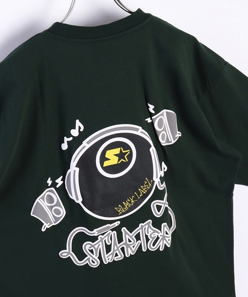 STARTER tシャツ BLACK LABEL プリント半袖Tシャツ
