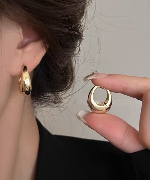ピアス ボリュームフープピアス レディース メンズ : ZOZOTOWN Yahoo