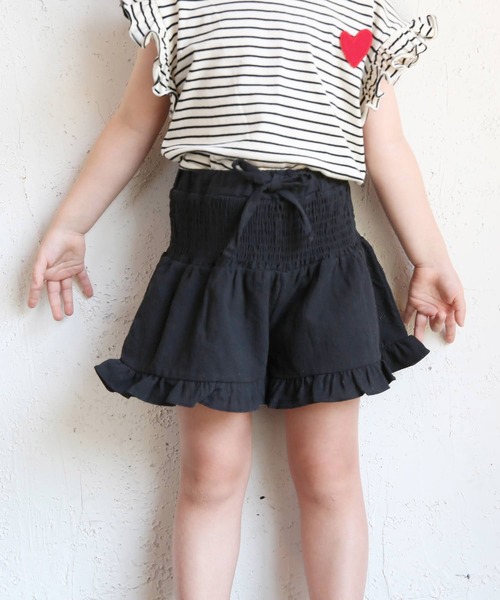 ブラック キュロットパンツ crie conforto | キュロットパンツ (ショートパンツ ) |SHEL'TTER WEBSTORE