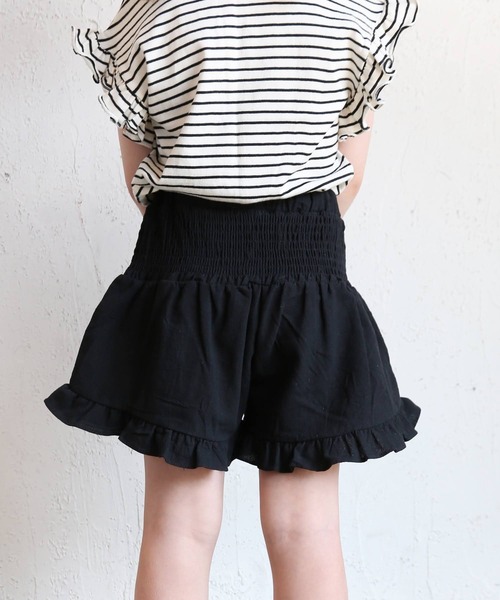 Rora（ローラ） パンツ エマ 黒 キュロット パンツ キッズ 子供服