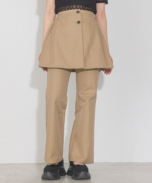 PAGEBOY チノパン 2WAYチノレイヤードパンツ レディース