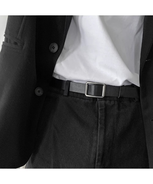 ベルト 「ユニセックス商品」シンプルバックルベルト メンズ レディース | CREARE -LINO- | 08