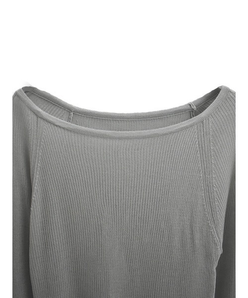 Reurie' tシャツ クルーネックリブカットソー／crew neck lib