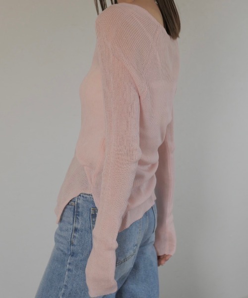 wryht リブ カットソー Reurie' tシャツ クルーネックリブカットソー／crew neck lib