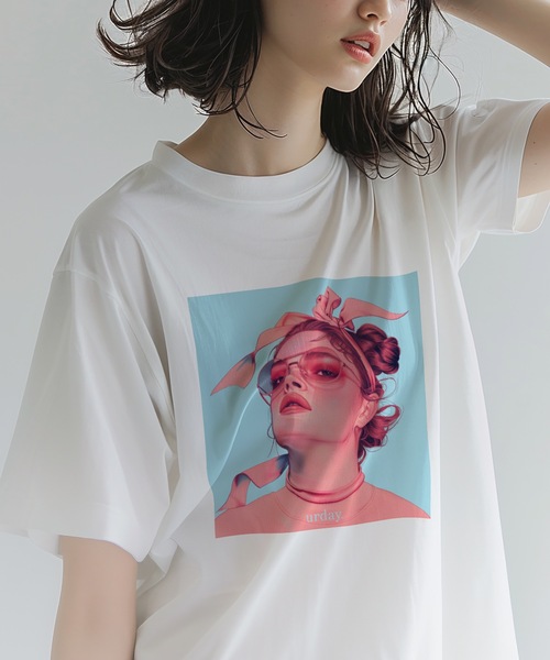 tシャツ urday / Pop playfulness / Tシャツ レディース メンズ MAMIAN tシャツ urday / Pop playfulness Tシャツ レディース