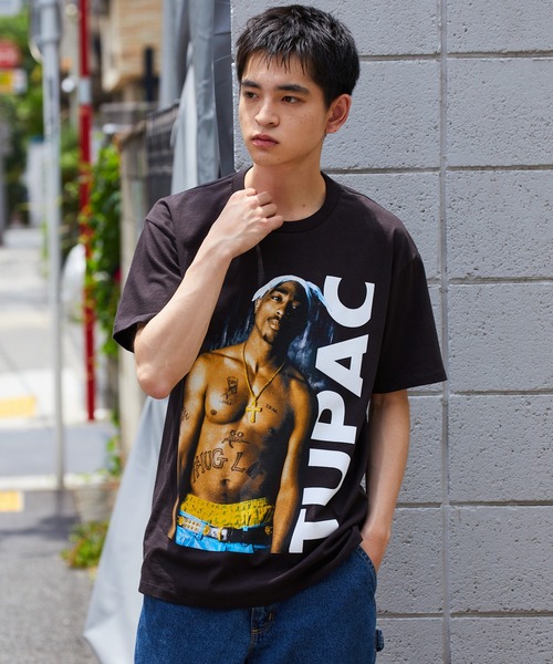 ROOP TOKYO tシャツ TUPAC プリントTシャツ 半袖カットソー