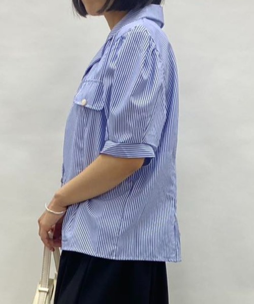 3.1 Phillip Lim｜パフスリーブストライプブラウス