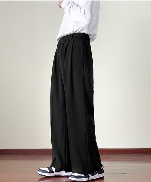 MGV（エムジーヴィー） スラックス 2タックワイドスラックス メンズ