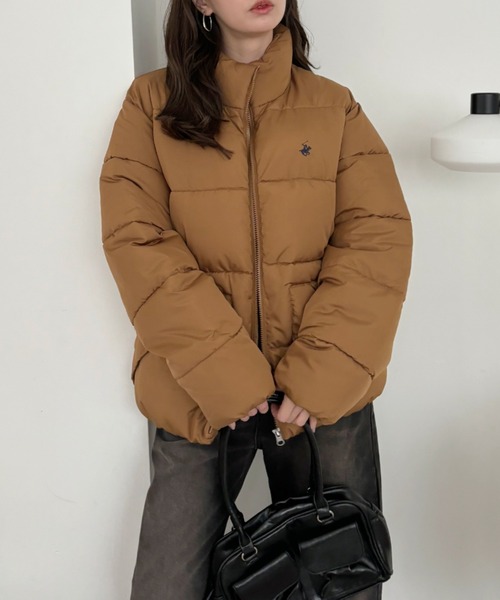 美品✨　バーバリーゴルフ　ダウンジャケット　L ブラウン BURBERRY GOLF】【アウター】バーバリーゴルフ『ダウンジャケット