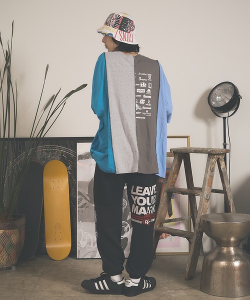 ALL RUNS スウェットパンツ ジャージ Patchwork Sweat Pants