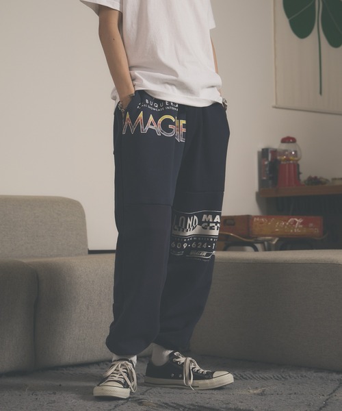 ALL RUNS スウェットパンツ ジャージ Patchwork Sweat Pants