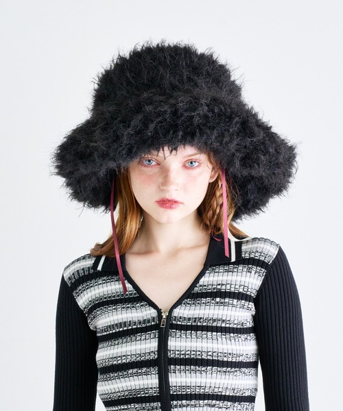 帽子 ハット スーパーフェイクファーハット レディース : ZOZOTOWN