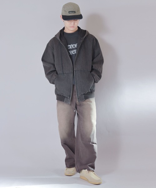 SANDY  WORKWEAR フード付きアクティブジャンパー短丈 SANDY RIVER WORKWEAR フード付きアクティブジャンパー短丈