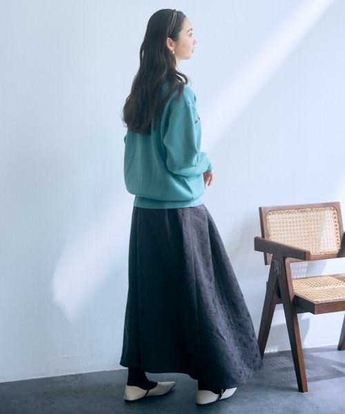slattgir ニット セーター 高身長 ジャガードロゴニット（トール