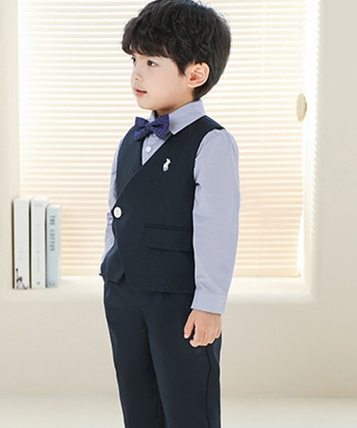 キッズ　スーツ　セット　シャツ　子供用 楽天市場】入園式 男の子 子供スーツ 2点セット キッズ 上下