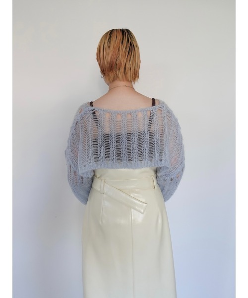 MARTE ニット セーター Kid Mohair Cropped Knit Pullover