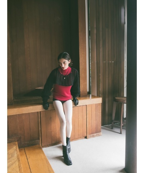 MARTE ニット セーター Kid Mohair Cropped Knit Pullover