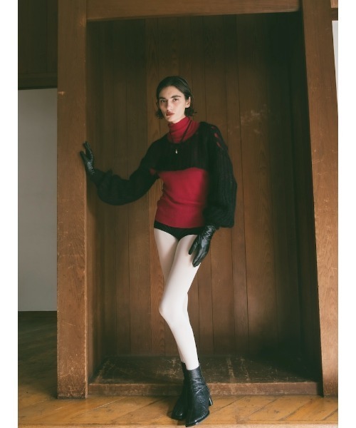 ニット セーター Kid Mohair Cropped Knit Pullover レディース MARTE ニット セーター Kid Mohair Cropped Knit Pullover