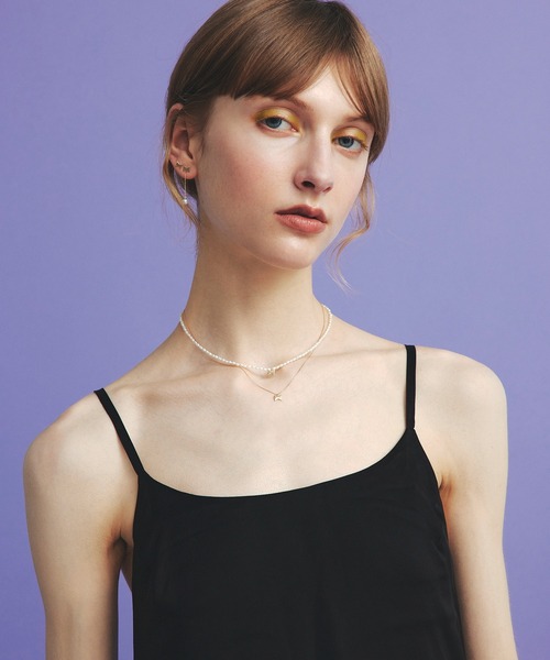 ネックレス 「les bon bon」tie necklace BOB557 レディースの画像