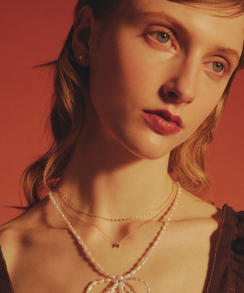 ネックレス 「les bon bon」tie necklace BOB557 レディースの画像