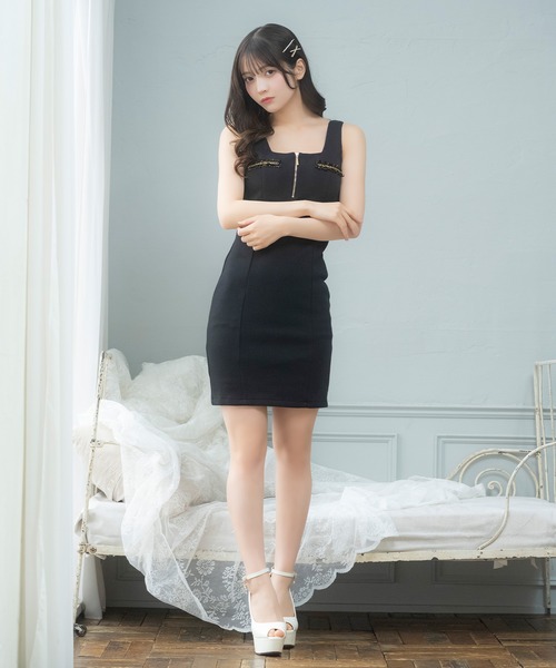 専用♡４点セット　ノースリーブドレス　キャバワンピ　パーティードレス Tika（ティカ） ワンピース キャバドレス ミニ タイト ノースリーブ