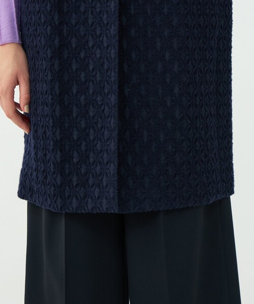 Ballsey（ボールジィ） ベスト ジレ モールヤーンジャカード クルー