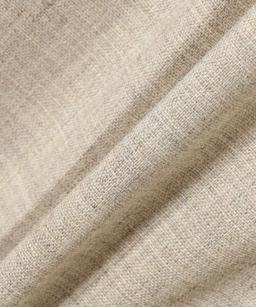 BEAMS F ウール フレスコ 2プリーツ サイドアジャスター スラックス BEAMS F（ビームスF）BEAMS F EXCLUSIVE FABRIC ウール フレスコ 2