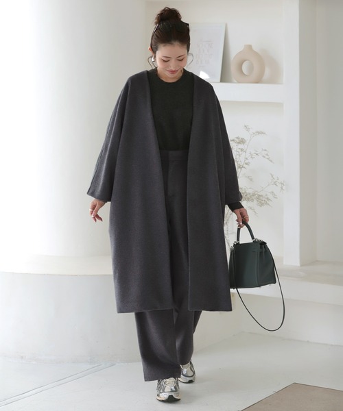 MERAKI（ファッション） ノーカラーコート コート manaodaysさん