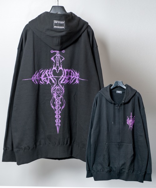 BACKSTAGE PASS パーカー CROSS-HOODIE(クロスーフーディー
