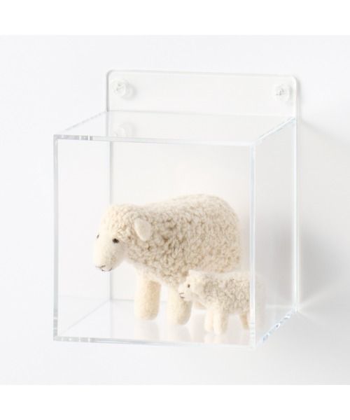 無印良品（MUJI） 収納 壁に付けられるアクリルディスプレイ ボックス