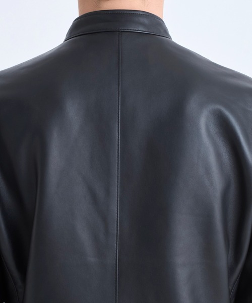 STUDIOUS」 レザージャケット 2 ブラック メンズ