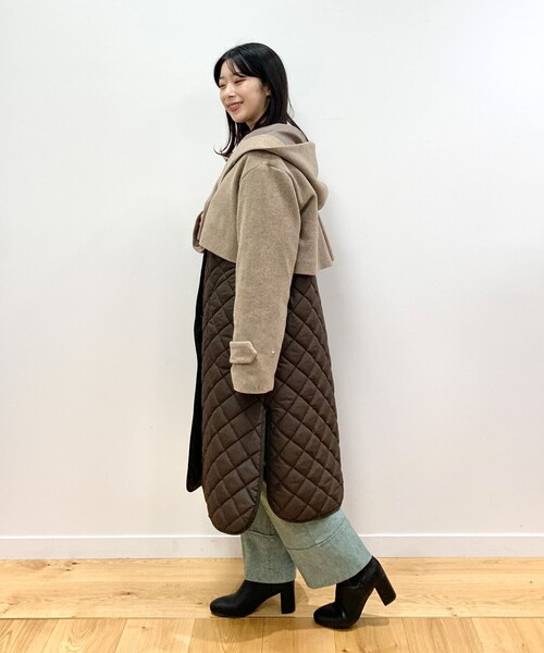 「OPAQUE.CLIP」 コート 38 ベージュ レディース_画像7