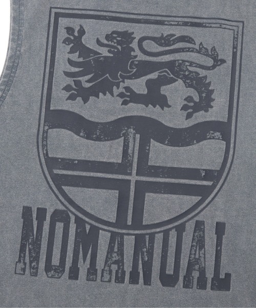 Tシャツ・カットソー NOMANUAL GRUNGE SYMBOLS T-SHIRT 4FK506 NOMANUAL GRUNGE SYMBOLS T-SHIRT 4FK506 (NOMANUAL/Tシャツ